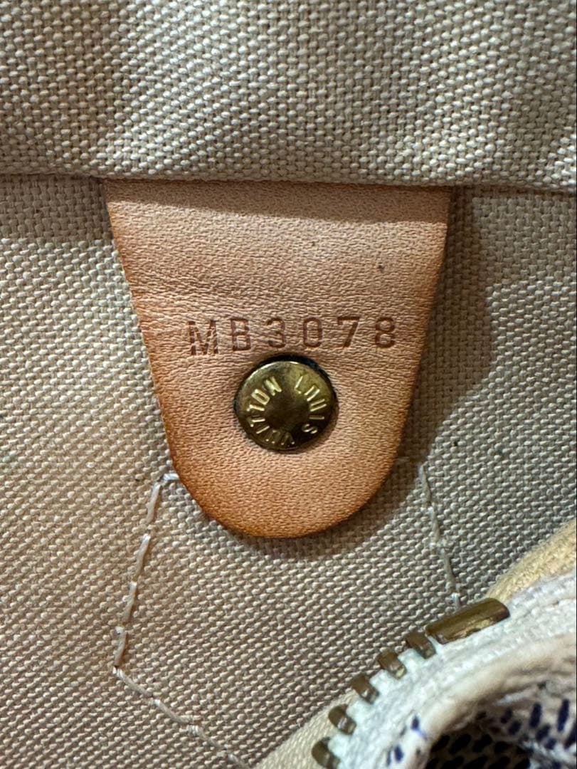 ルイヴィトン　ダミエ・アズール　スピーディ25ハンドバッグ