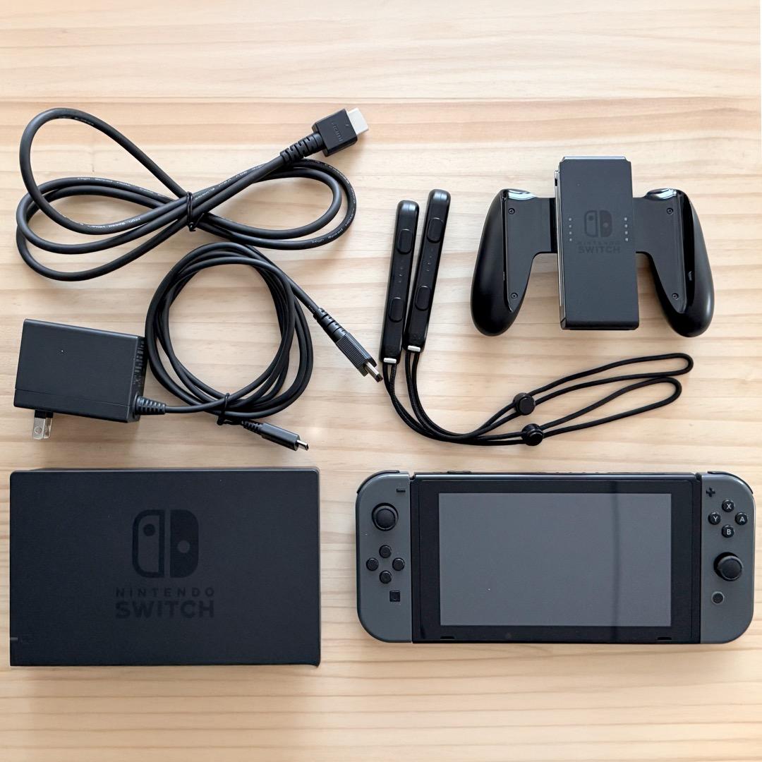 任天堂 スイッチ Switch グレー ＋ MicroSDカード64G セット
