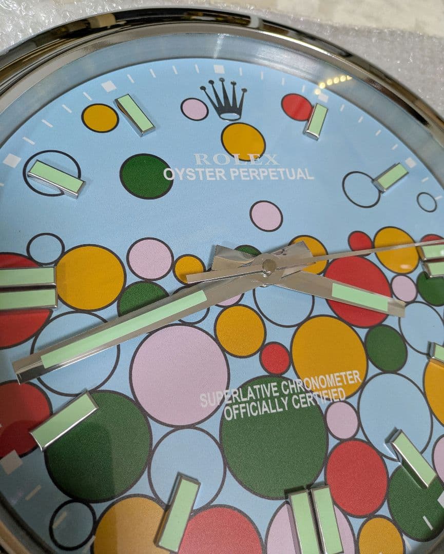 新品　オイスターパーペチュアル　セレブレーション　ロレックス　掛け時計　非売品