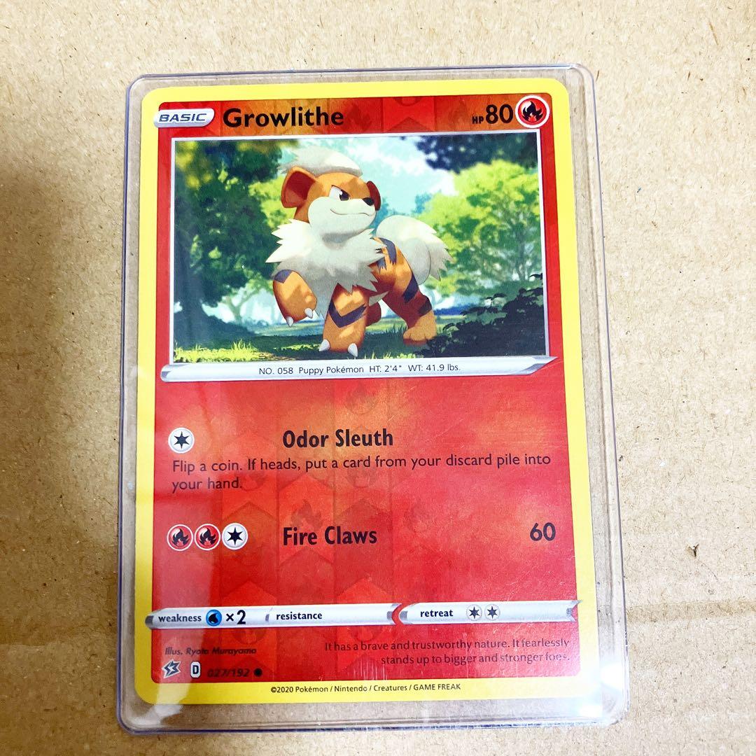 ⭐︎新品　ポケモンカード　英語版　海外版 Growlithe ガーディ