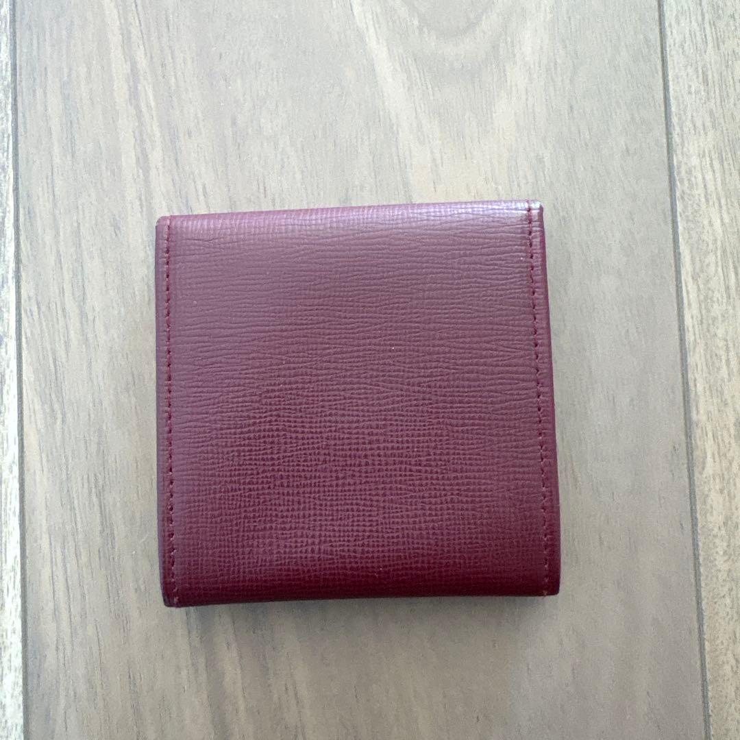 Cartier バーガンディ レザー ケース