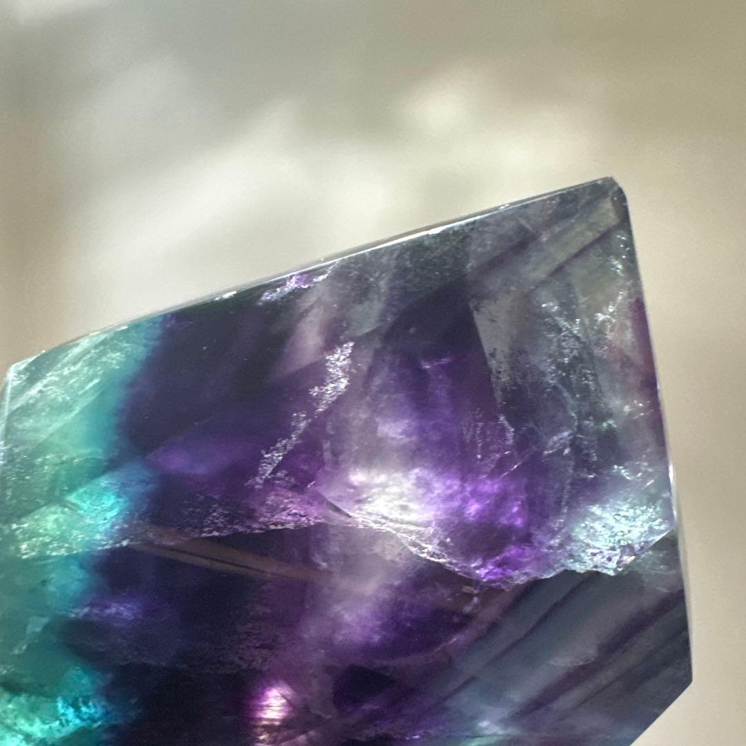 ブルーフローライト　タワー　10.5㎝　ハウス　フローライト