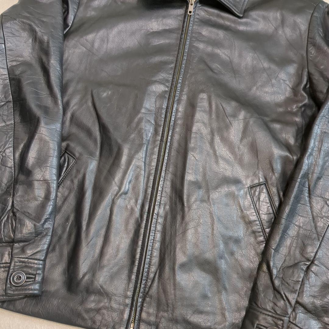 美品 オールドギャップ レザージャケット ブルゾン 牛革 Sサイズ ブラック