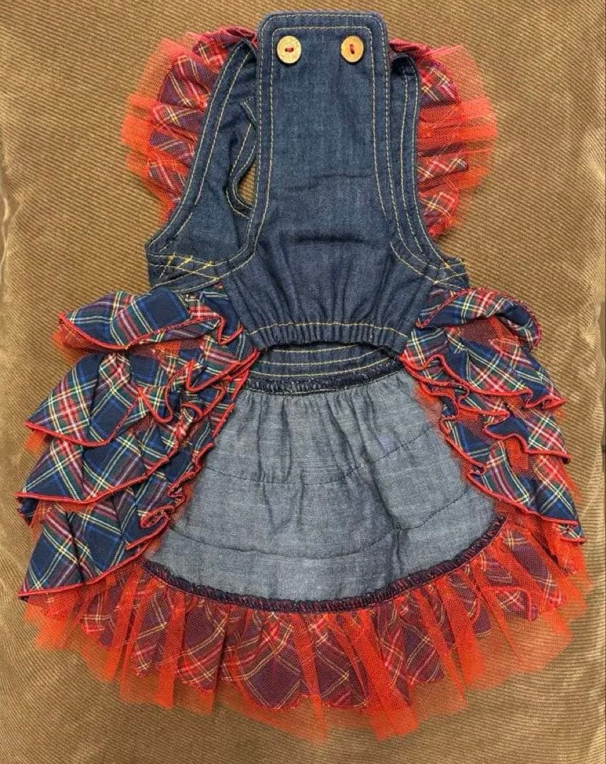 S*O様 Luxe birdie リュクスバーディ プレイドデニムスカート　S