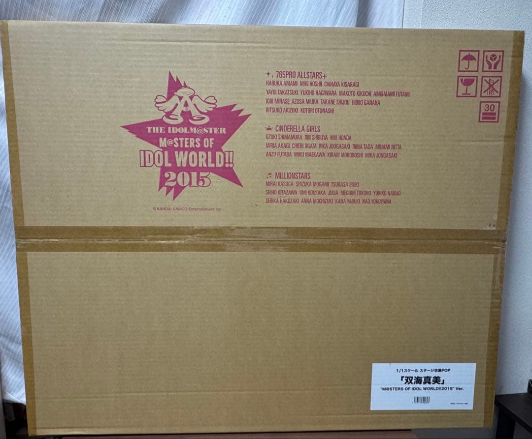 アイマス10thLIVE開催記念商品「ステージ衣装POP」等身大パネル