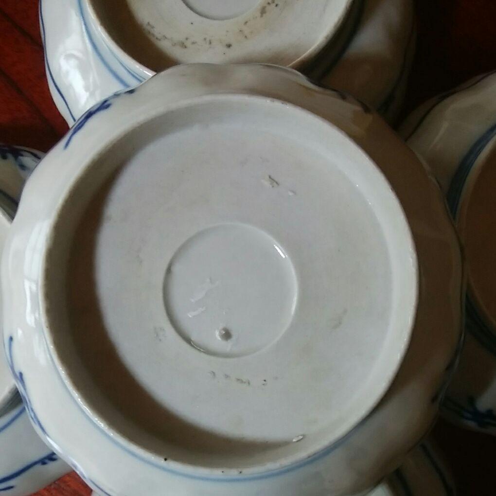 108  伊万里　色絵　膾皿　5客　5寸皿