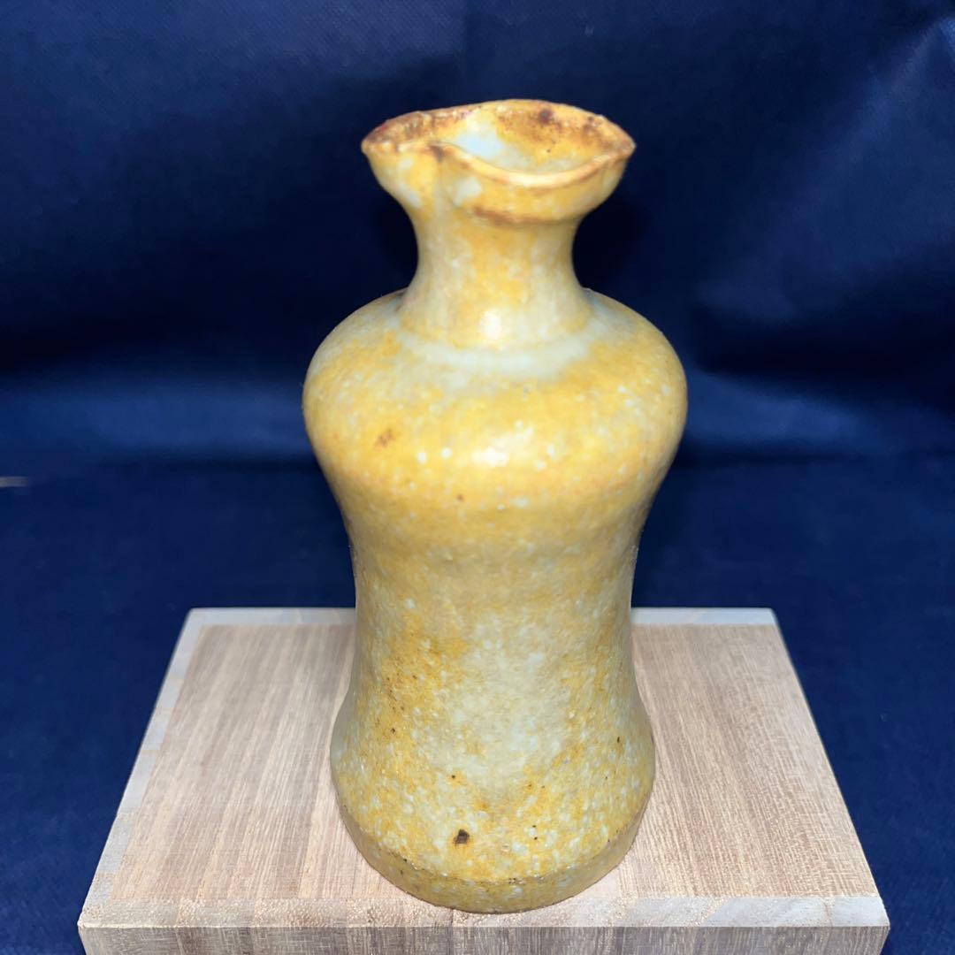 花入／奥田達雄作／笠間焼／伊羅保