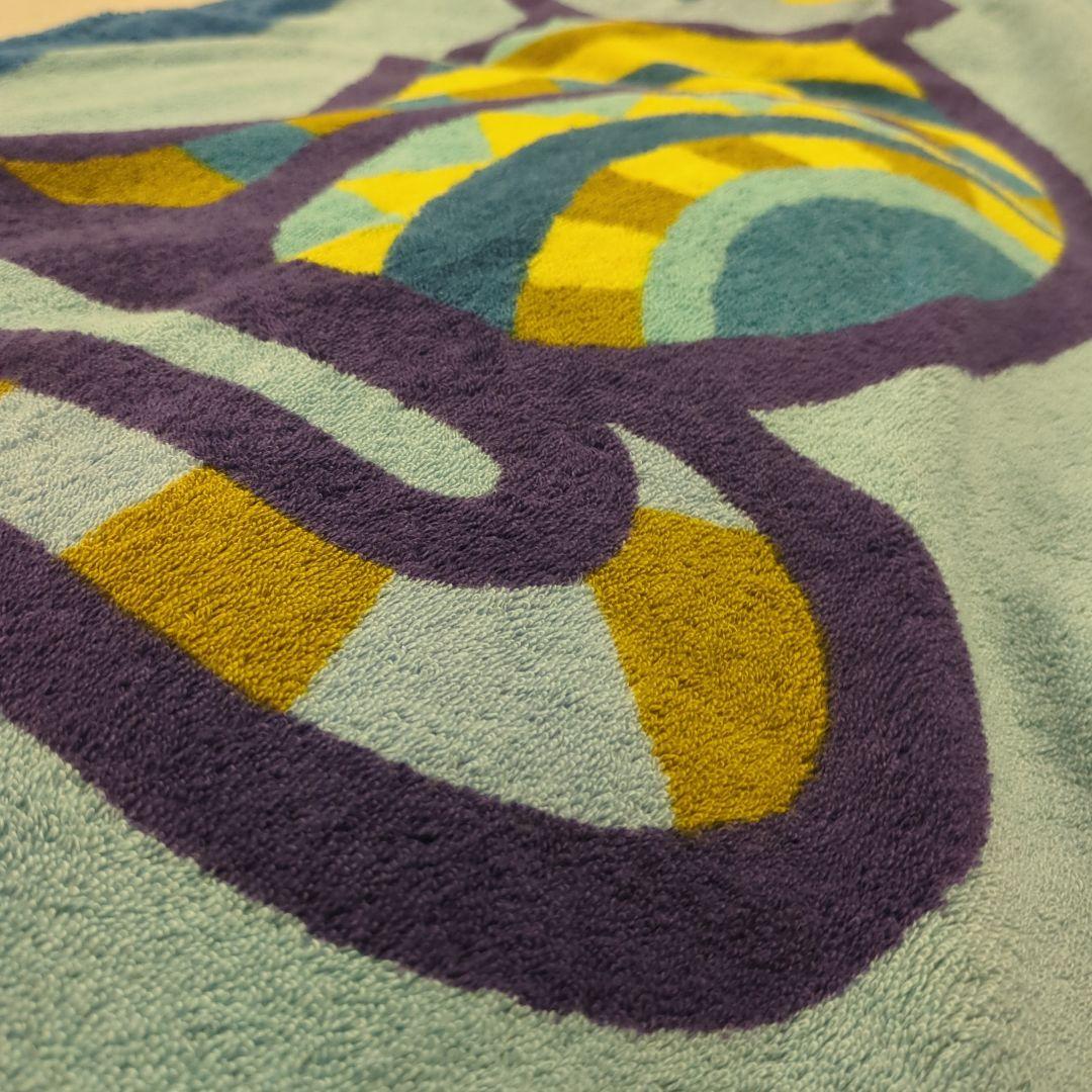 【未使用】エルメス　ビーチタオル　バスマット　65×95㌢