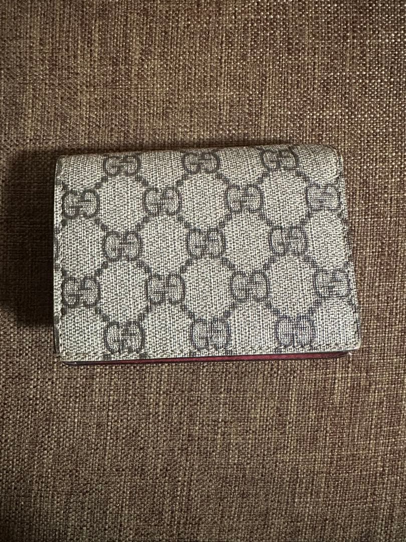 GUCCI チェリー装飾 二つ折り財布