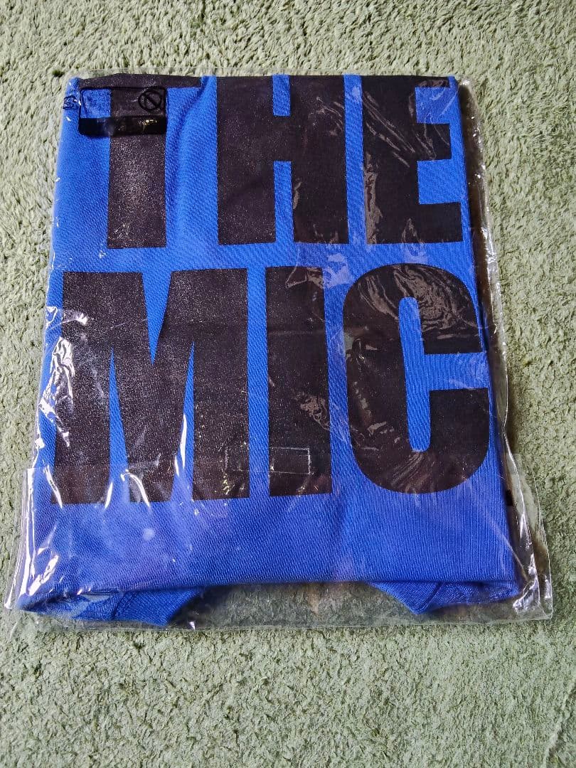 PASS THE MIC Tシャツ Ｌサイズ 青色 新品未開封