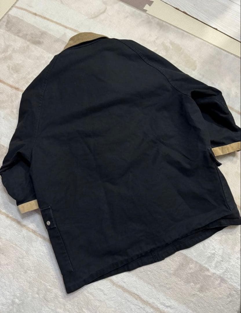 【美品】fay フェイ　ファイヤーマンジャケット　ブラック　イタリア製 S