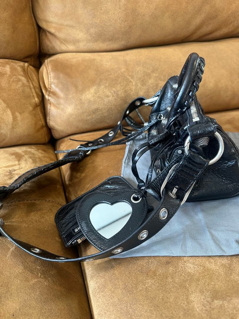 美品Balenciaga Le Cagole ミニボストンバッグ黒