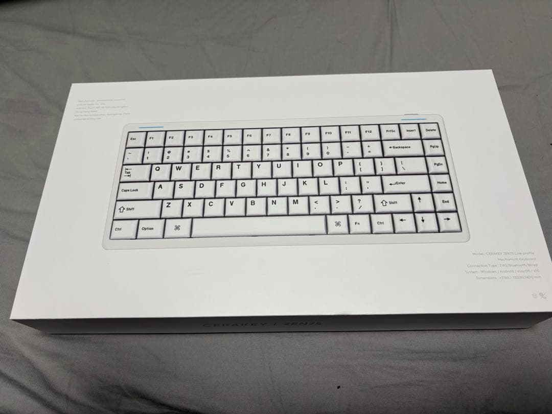 Cerakey ZEN75 Classic ロープロファイルキーボード