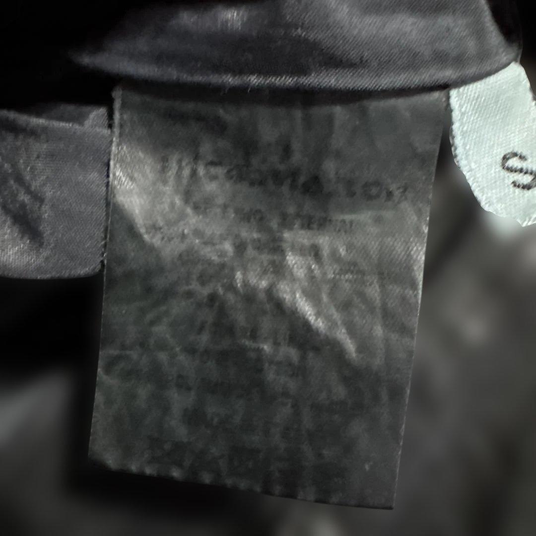 incarnationホースレザーサルエルパンツ　オーバーロックステッチ