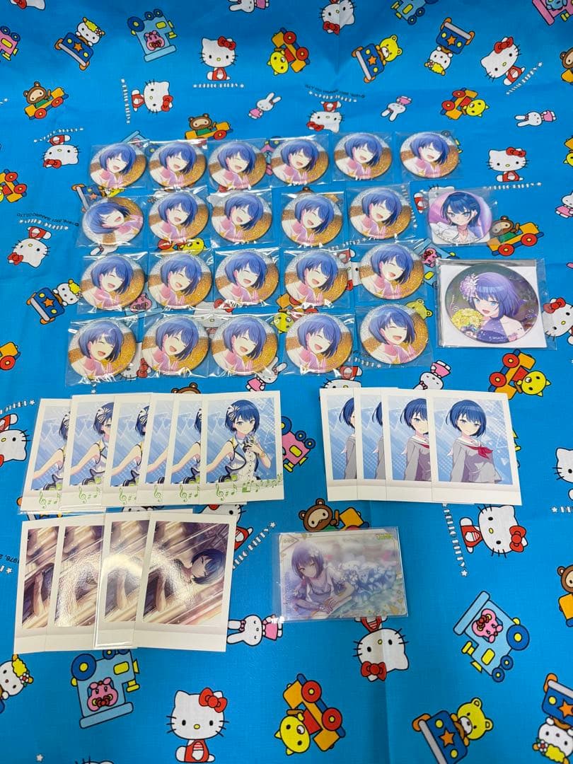 プロセカ 桐谷遥 バッジとカードセット