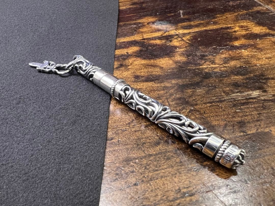 S925刻印有：重厚シルバーペンダントとしても使えるペン　SZB005