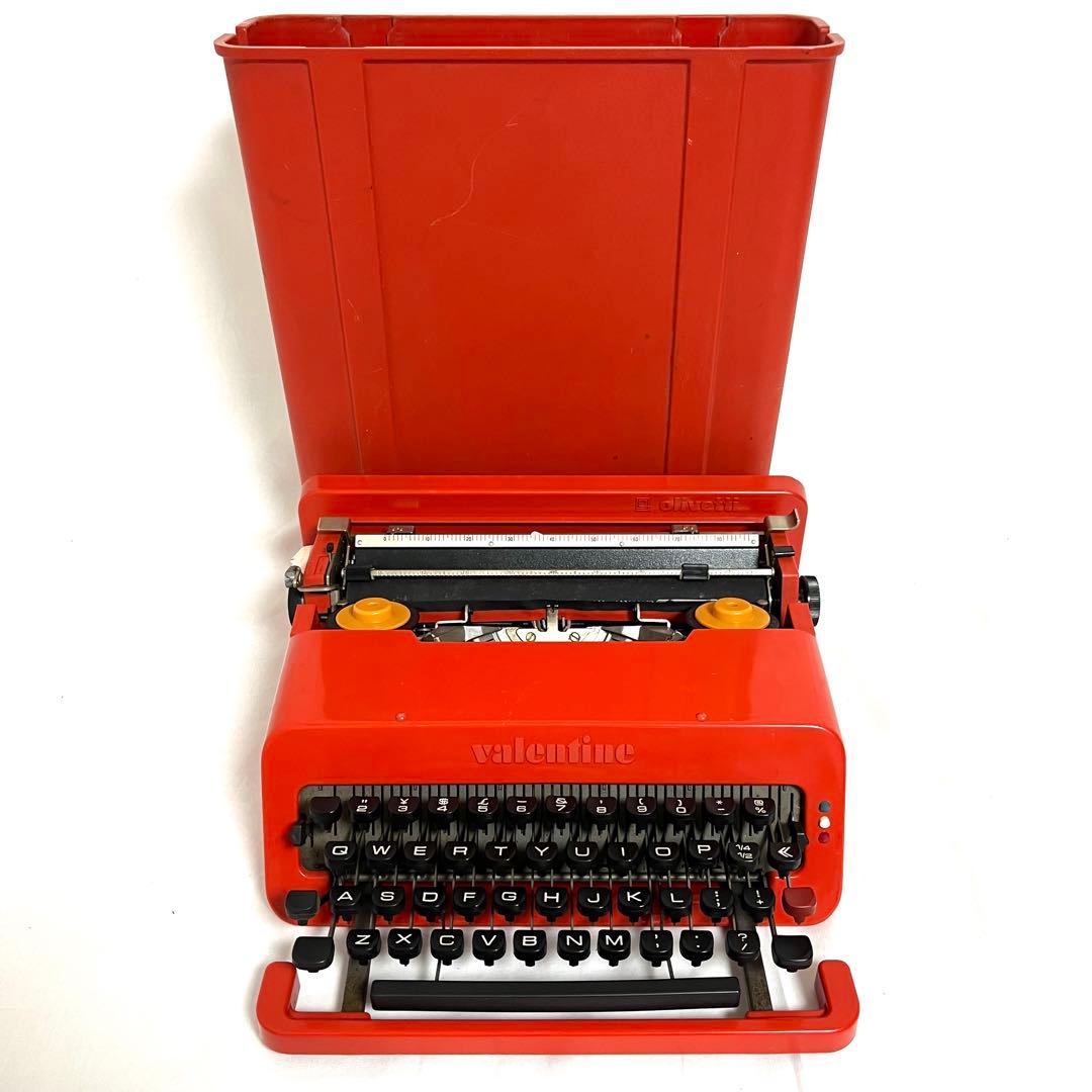 タイプライター olivetti valentine 赤いバケツ オリベッティ