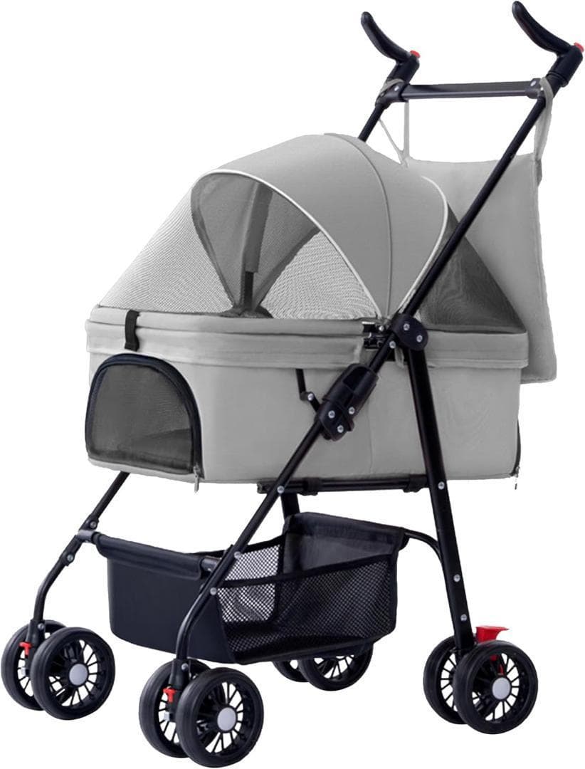 簡単組立・折り畳み✨ ペットカート 3WAY折りたたみ式 ドッグ 犬 猫 散歩