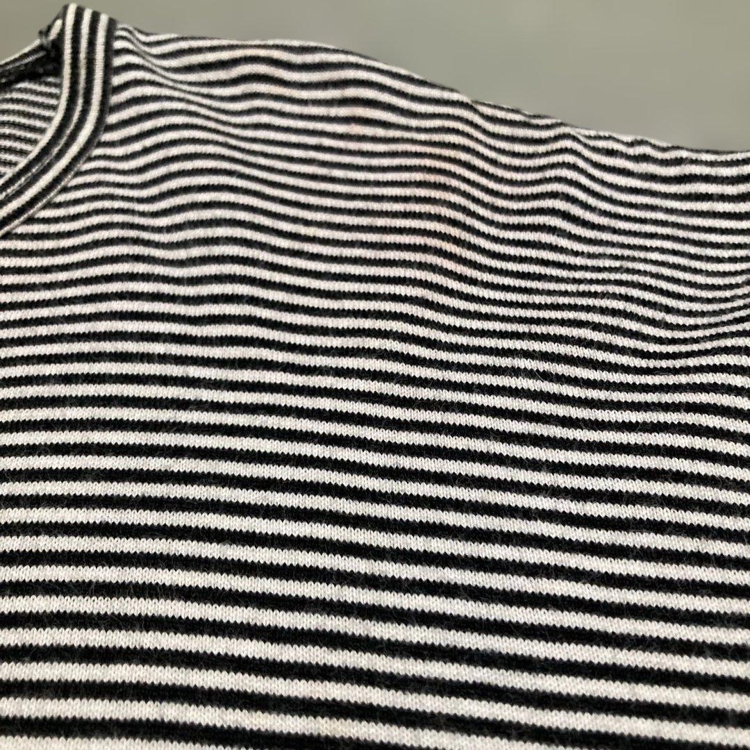 激レア！　矢沢永吉　ロッキンE 長袖ボーダーシャツ　フリーサイズ　(シミあり)