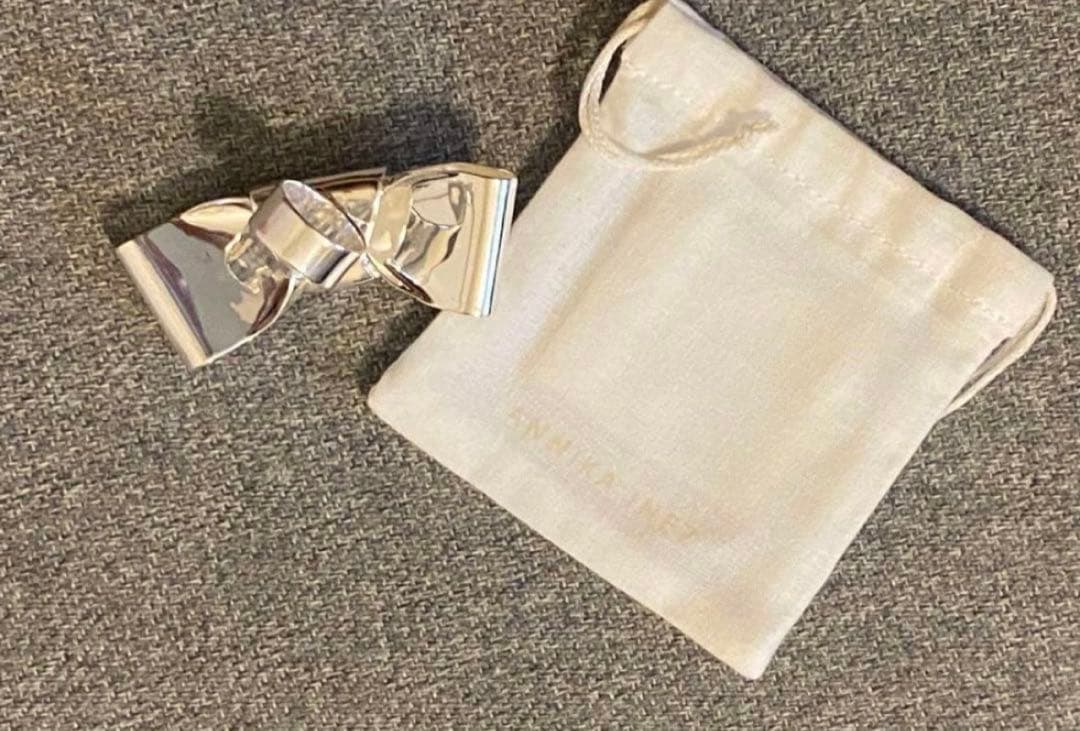 ANNIKA INEZ グランドクラバットリング SV925 US6 11号