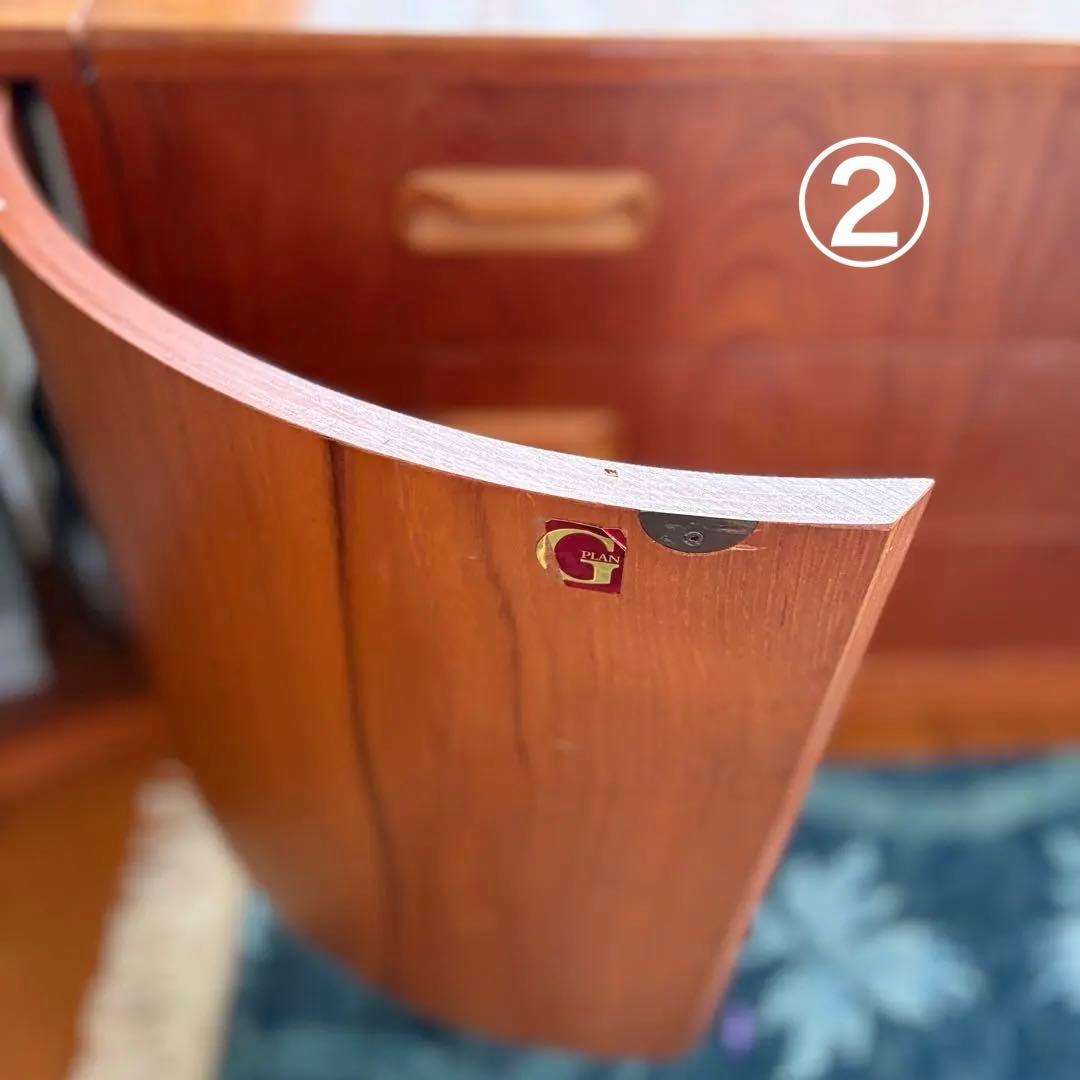 値下げ　G-planコーナーキャビネット4点　チーク　ビンテージ　引き取り歓迎