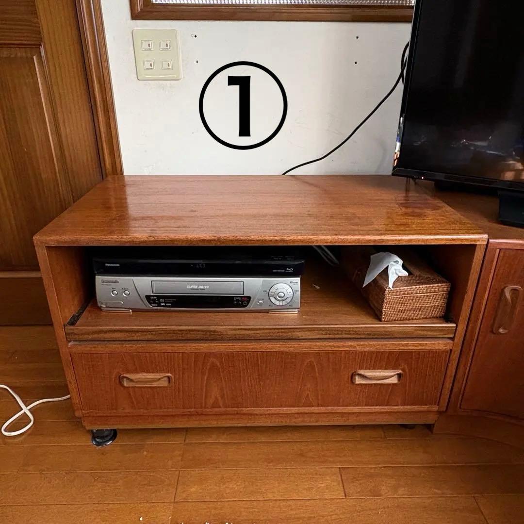 値下げ　G-planコーナーキャビネット4点　チーク　ビンテージ　引き取り歓迎