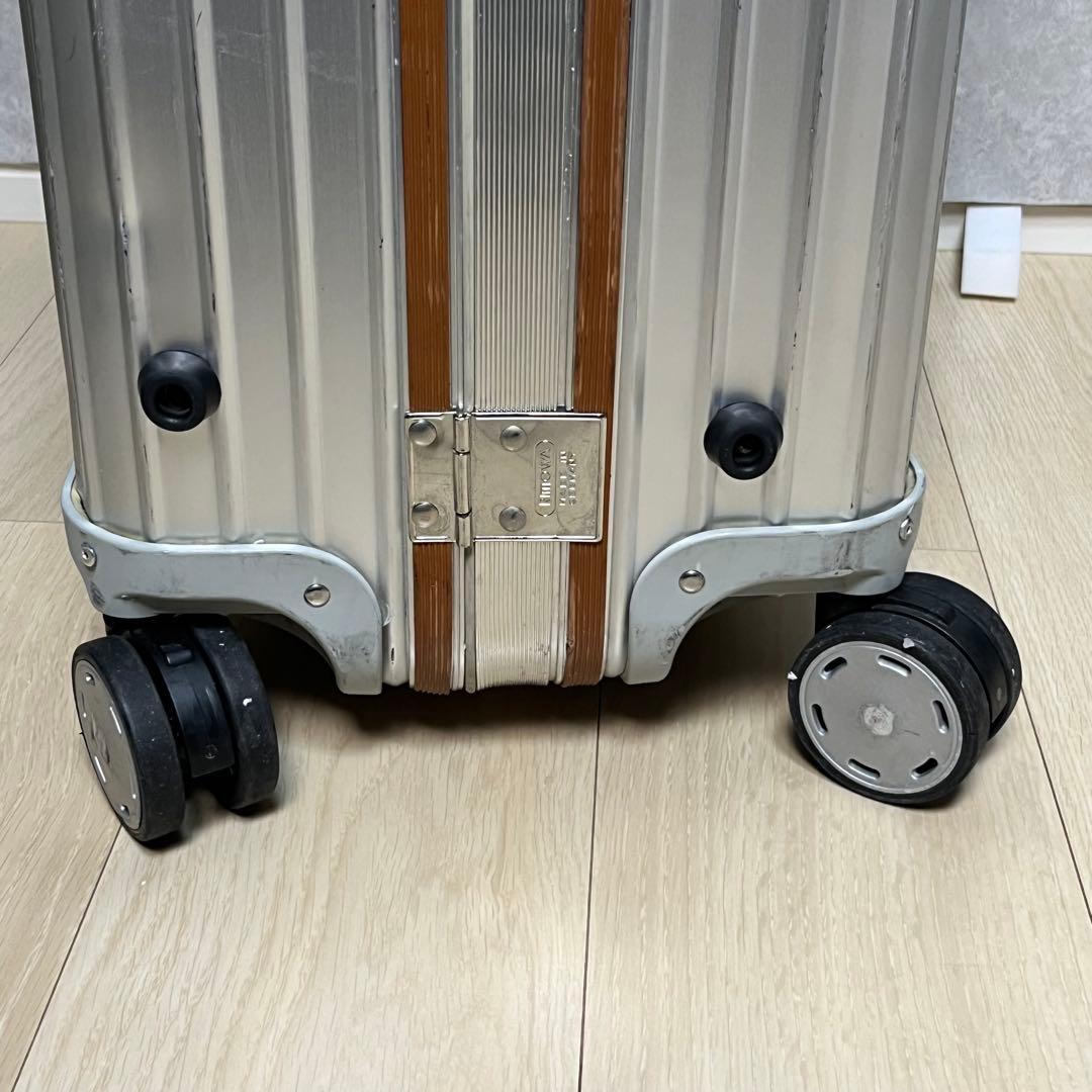 リモワ RIMOWA 747-8 限定モデル 64L4輪 トパーズ アルミニウム