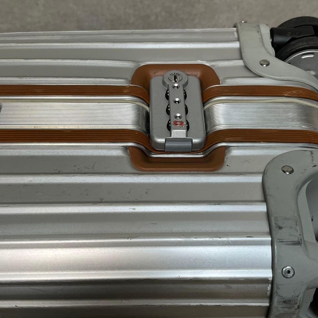 リモワ RIMOWA 747-8 限定モデル 64L4輪 トパーズ アルミニウム