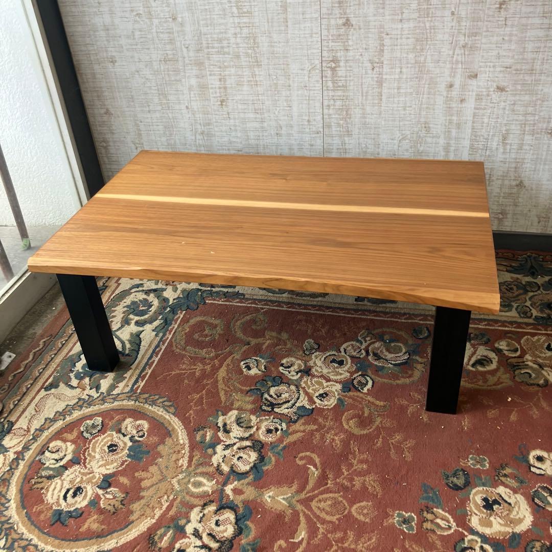 北欧レトロ 日美 木製コタツテーブル センターテーブル カフェテーブル こたつ