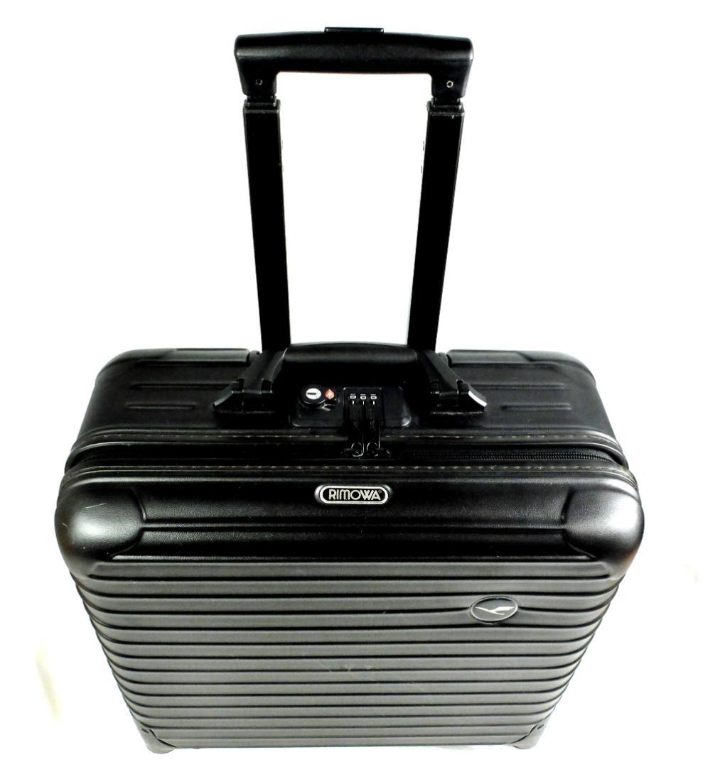 リモワ ルフトハンザ『Air Light』2輪ビジネストロリー BK【訳有美品】