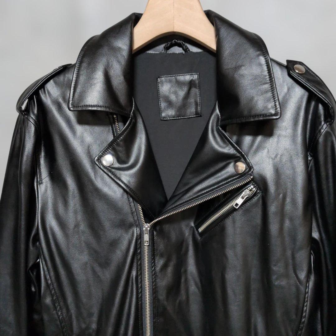 極美品　AEW 新日本プロレスジェイ・ホワイト　ダブルライダースジャケットXXL