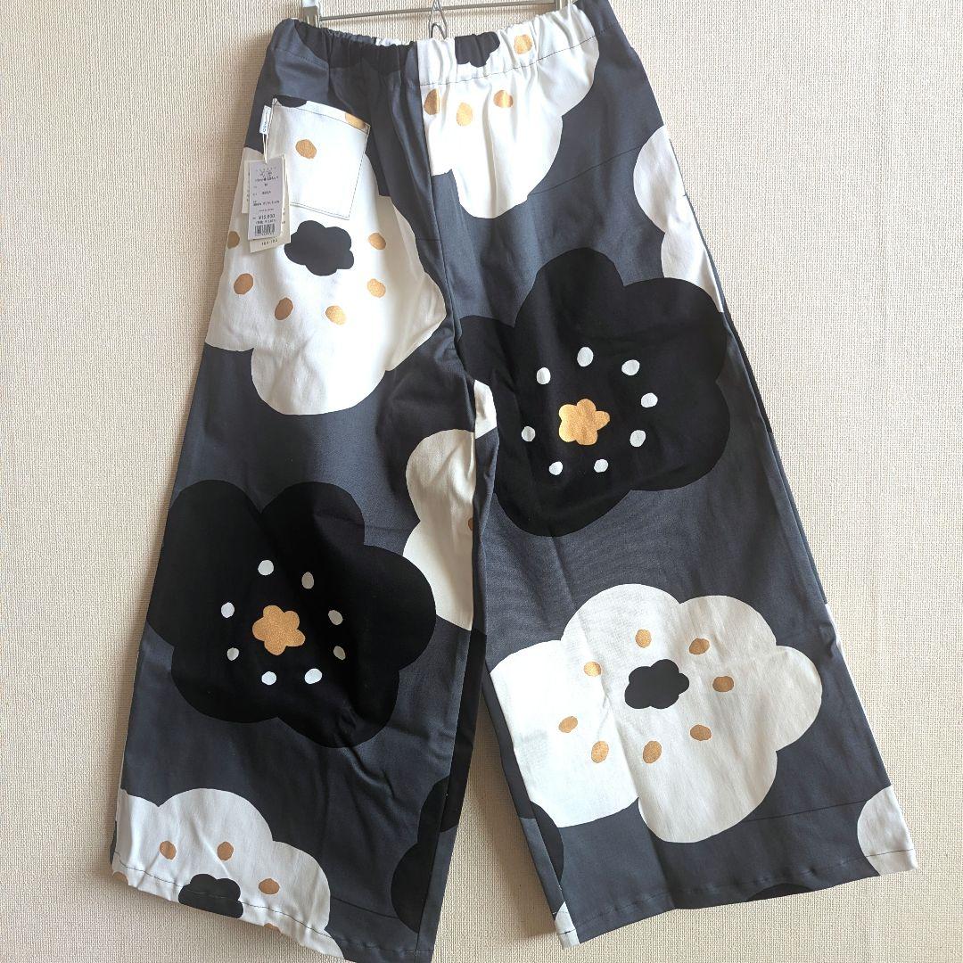 新品未使用 SOUSOU ソウソウ　トリコット織 広形パンツ　フリーサイズ