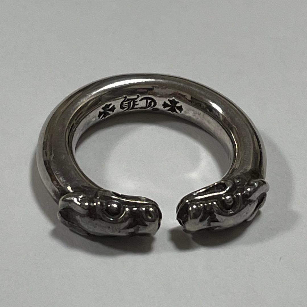CHROME HEARTS クロムハーツ ダブルドッグ リング シルバー