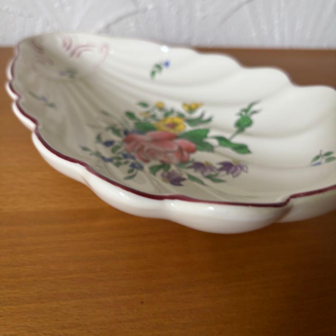 KGリュネヴィル ラヴィエ フランスアンティーク シェル型 薔薇