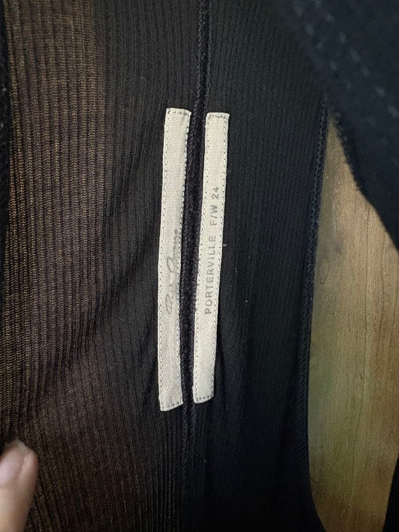 トップス RICKOWENS 24FW rib tank