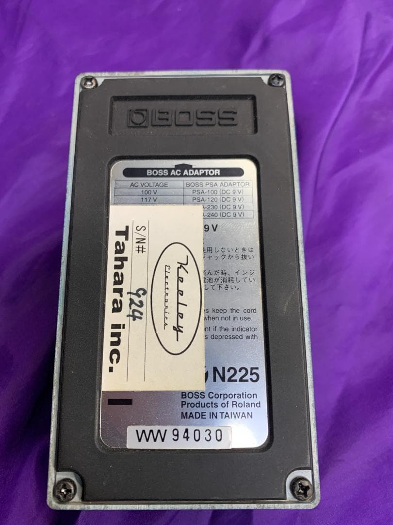 Keeley BOSS BD-2 Mod Phat Tube 　動作品