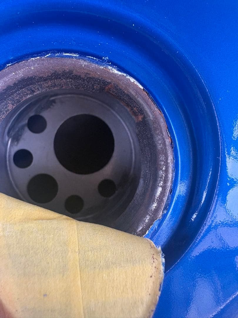 SR400 FI用ガソリンタンク　自家塗装（ベージュに再塗装）