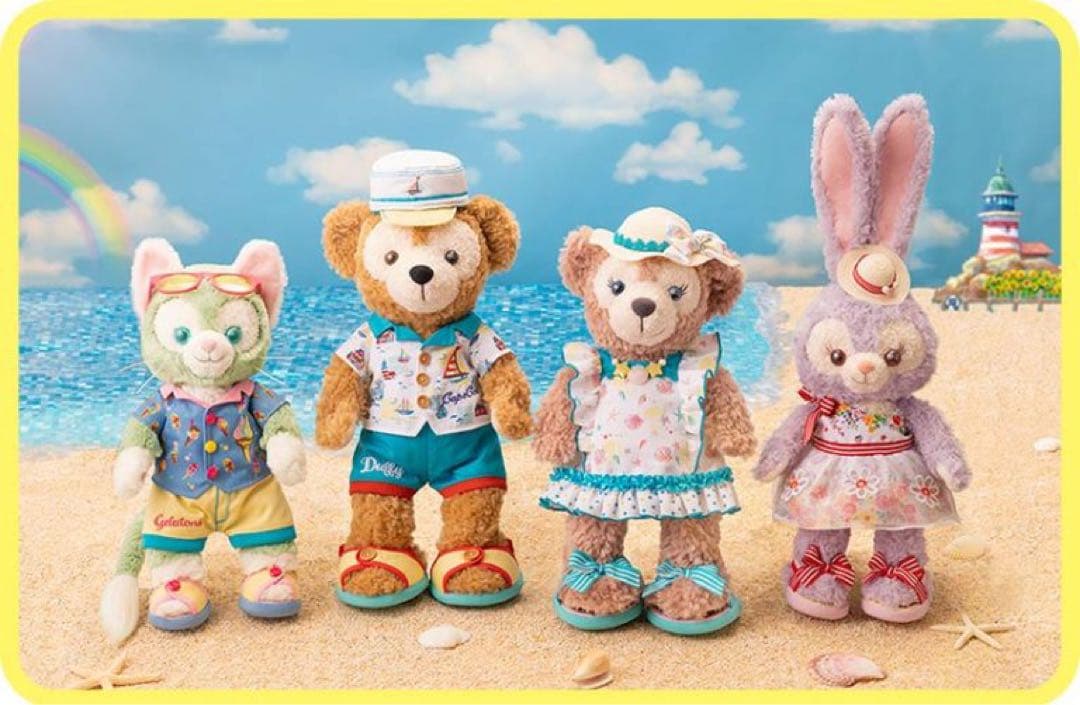 【新品タグ付】ステラルー　2019サニーファン　ぬいぐるみバッジ　ディズニーシー