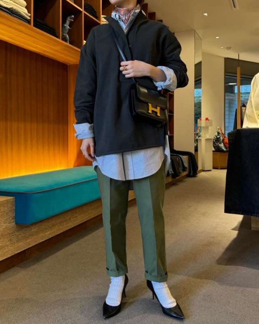 【新品】THE SHINZONEシンゾーン ベイカーパンツkhaki 36