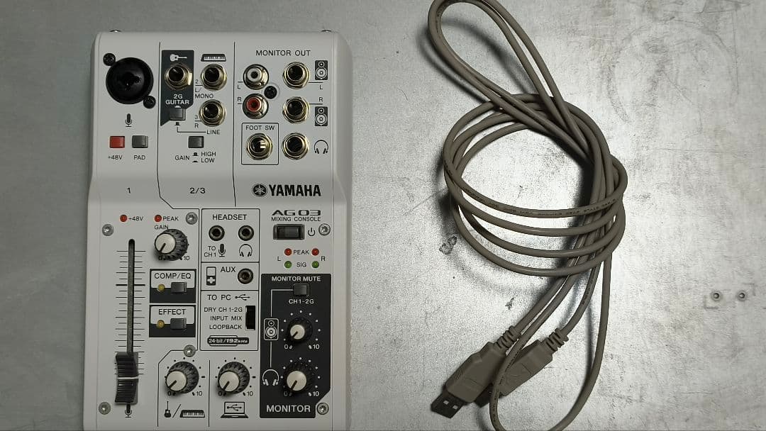 ☆美品☆　YAMAHA AG03　動作確認済