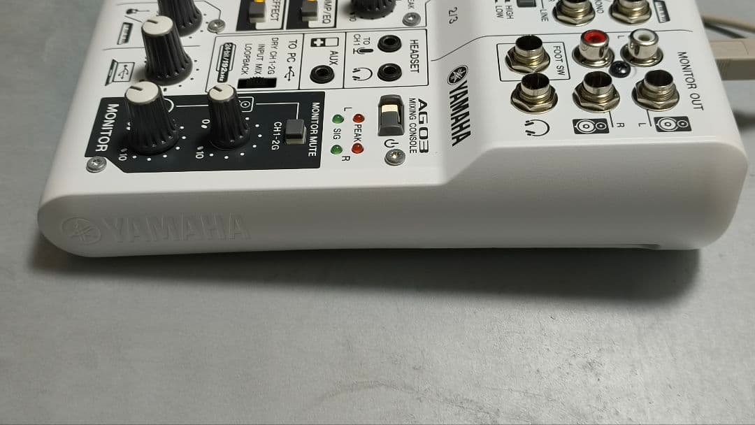 ☆美品☆　YAMAHA AG03　動作確認済