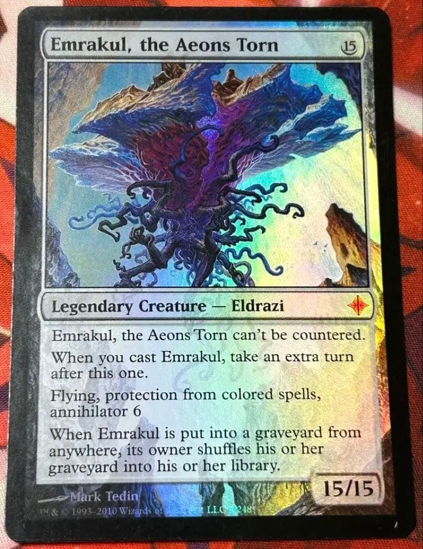 【初版英語Foil】《引き裂かれし永劫、エムラクール》[ROE] Emrakul