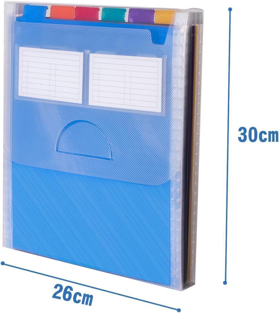 ☆ドキュメントスタンド a4 7ポケット ドキュメント 半透明ファイル