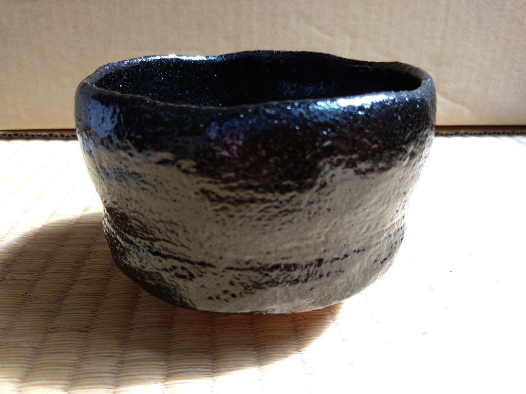 茶道具名品　期間限定特価　黒茶碗（二代　小川長楽）