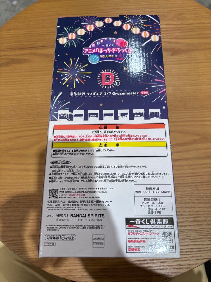 一番くじ アニメ「ぼっち・ざ・ろっく！」VOLUME 4　D賞 喜多郁代