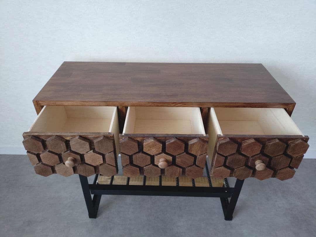 りりー　引き出し付きサイドテーブル