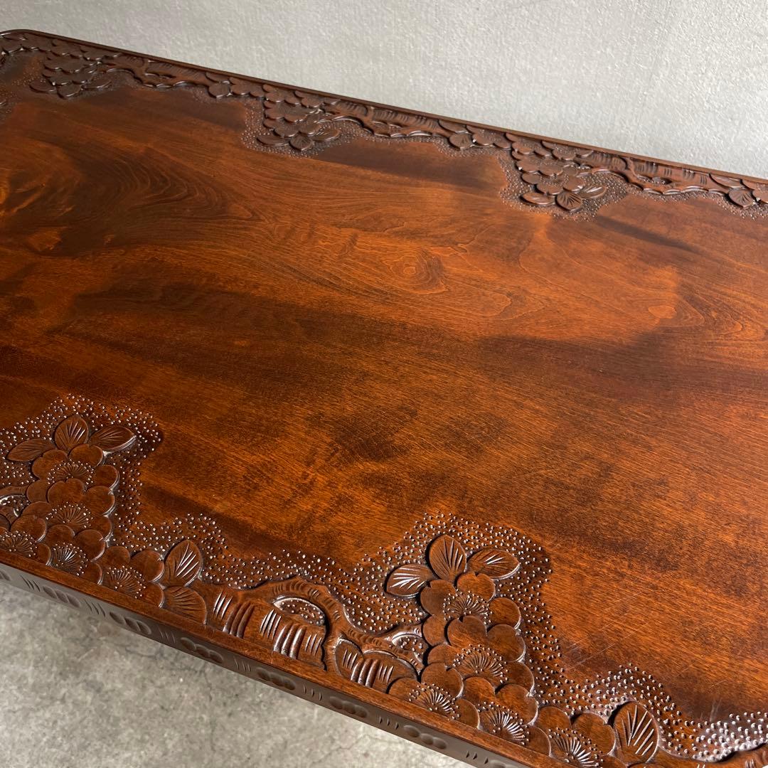 軽井沢彫　センターテーブル