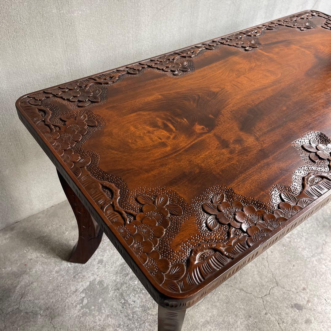 軽井沢彫　センターテーブル