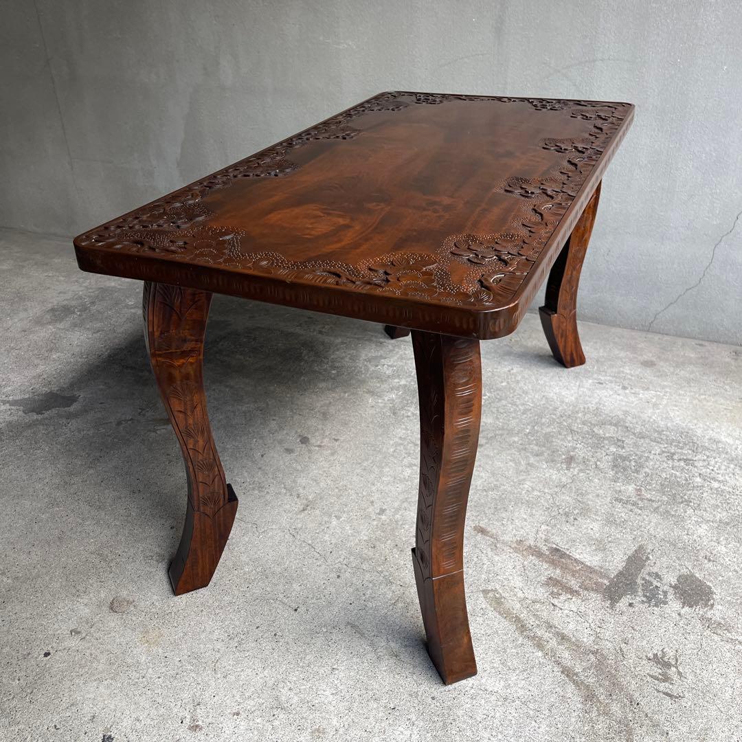 軽井沢彫　センターテーブル