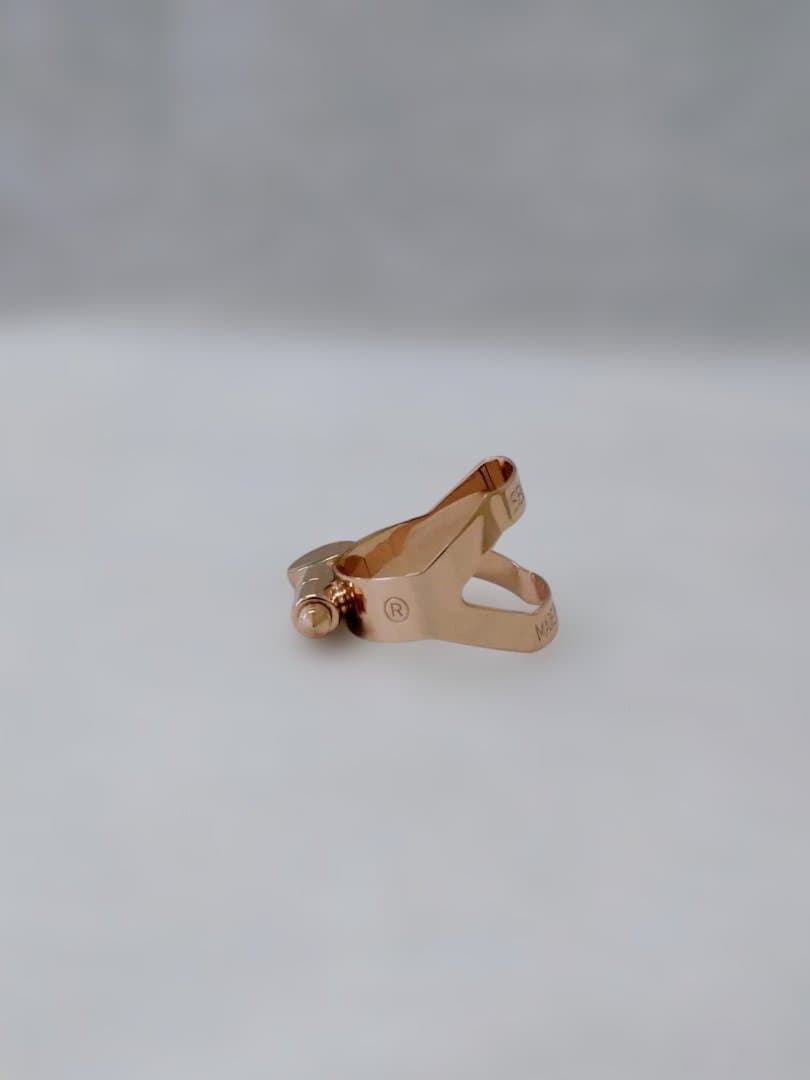 SELMER　ソプラノサックス リガチャー　ピンクゴールド